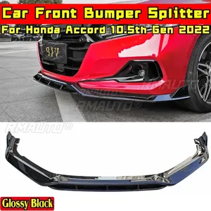 Kit de Carrocería para Honda Accord 10.5ª Gen 2022, Lip Delantero Negro Brillante, Estilo Deportivo, Protector de Parachoques, Accesorios para Auto - Product Image 1