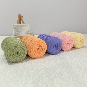 100% sợi polyester tay đan T-Shirt Crochet sợi 3cm mô hình lạ mắt và phong cách với chất liệu polyester - Product Image 6