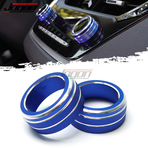 2pcs coperchio della manopola del condizionatore d'aria Auto AC interruttore pulsante anelli adesivo per <span class=keywords><strong>Toyota</strong></span> <span class=keywords><strong>Corolla</strong></span> E210 Cross XG10 2019-2022 Decor Interior - Product Image 2