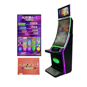 Tablero de Juego AURORA 5 en 1 con Pantalla Curva de 43 Pulgadas para Consola de Juegos Arcade con Soporte en Idioma Inglés - Product Image 1