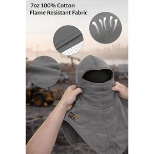 Balaclava ignifuge FR Flex Fit 100% coton tricoté 7 oz unisexe pour usage extérieur - Product Image 3