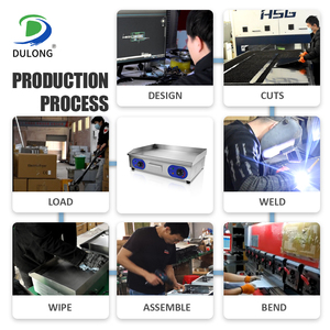 Giá tốt nhất có thể điều chỉnh kiểm soát nhiệt độ lớn nấu ăn bề mặt thương mại điện vỉ nướng - Product Image 6