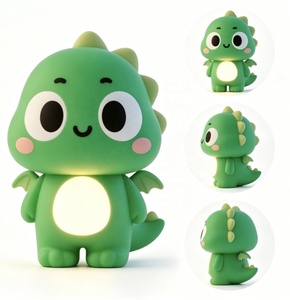 Veilleuse créative personnalisée ODM en forme de dinosaure, lampe de chevet pour enfants avec protection oculaire lumineuse, jouet et cadeau interactif à commande manuelle - Product Image 2