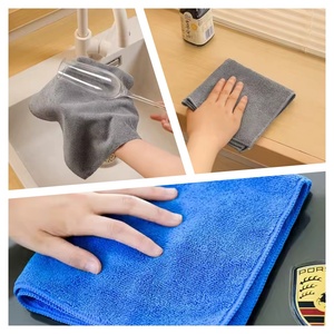 مجموعة مناشف مطبخ من الألياف الدقيقة من إنتاج المصنع، قماش تيري لغسل الأطباق وتنظيف السيارات، منشفة تجفيف للمطبخ - Product Image 5