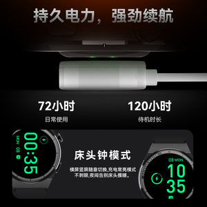 สมาร์ทวอทช์ขายดี AMAX 3 MAX ผู้ช่วยเสียงอัจฉริยะ ตรวจวัดอัตราการเต้นของหัวใจ เครื่องติดตามสุขภาพและฟิตเนส หน้าจอ 1.52 นิ้ว Amax3 Max - Product Image 2