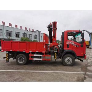 Grúa de Brazo Articulado Sinotruk 4*2, 5T, Pluma de 3-4 Secciones, Placa Amarilla para Elevación de Materiales de Construcción en Jardines - Product Image 5