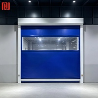 Porte à enroulement rapide en PVC Hengjie Industrial, porte automatique à enroulement rapide pour usine, entrepôt et logistique