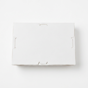 Caja de Papel Blanca con Tapa Abatible de 750 ml – Envase Desechable Biodegradable para Comida para Llevar, Arroz, Ensaladas y Comida Lista para Comer - Product Image 4