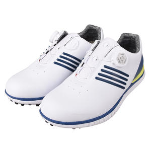 Chaussures de golf respirantes pour hommes Passen, antidérapantes, à boutons, confortables, sans clous, avec semelle en maille caoutchouc/EVA et viscose - Product Image 2