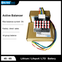 Heltec Lifepo4 12V 5A Active Balance 4s Égaliseur Lipo LTO Batterie 3S 4S 6S 7S 8S 12S 14S 16S 21S Équilibreur d'énergie solaire 24V 48V