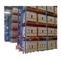 Rak Gudang Baja Industri Tugas Berat MAOBANG Bersertifikasi ISO9001/CE Kapasitas 100-500kg Rak Logam Berlapis Bubuk