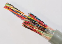 50 paires de fils de câble téléphonique CAT 3 multi-paires LSZH UTP PVC isolation câble de cuivre de télécommunication