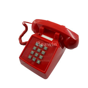 Teléfono Fijo con Cable Estilo Europeo Años 30, <span class=keywords><strong>Timbre</strong></span> Mecánico, Botones de Marcación, Diseño Vintage <span class=keywords><strong>Antiguo</strong></span> - Product Image 4