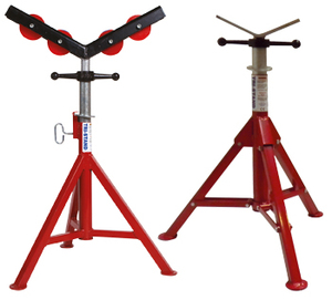 ขาตั้งท่อเหล็กพับได้ E-work 1107r แบบหัวบอลคู่ V-head สำหรับงานอุตสาหกรรม ระดับมืออาชีพ พกพาสะดวก รองรับท่อขนาด 36 นิ้ว - Product Image 3