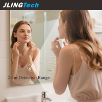 Interrupteur à capteur radar sans contact DC12V 60W pour éclairage de miroir LED intelligent avec commande mains libres certifié CE