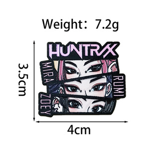 Broche de dessin animé créative Garçon et Fille Magiques, Badge décoratif personnalisé sur le thème du cinéma et de l'animation anglaise - Product Image 6