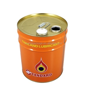 برميل طبلة قصدير برأس محكم 18L مع 42 صنبور بلاستيك للمخففات وتغليف الزيت - Product Image 2