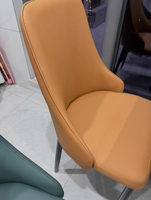 Fauteuil de salon à double texture, matelassé en losanges, lisse à l'extérieur, doux à l'intérieur, avec pieds en métal évasés, pour chambre et bureau