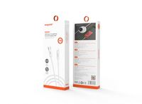 Cable de Carga Rápida Wopow WX04 20W PD Tipo-C 2.4A 1.2m Trenzado de PVC con Transmisión de Datos para iPhone, Escáner y Auriculares