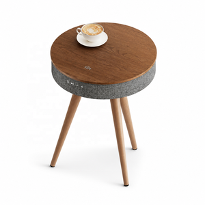 Sistemi Audio Domestici, Tavolini e Scrivanie in Legno con Caricatori Wireless, Altoparlanti Intelligenti, Mobili Vintage e per Feste - Product Image 1