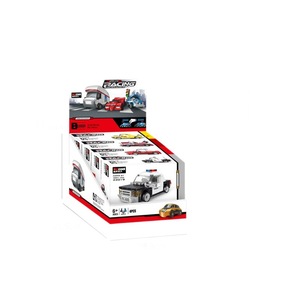 Diku – blocs de construction pour garçons, voiture de course à friction, 22001, 99 pièces, jouet éducatif, modèle de véhicule à friction, assemblage - Product Image 2