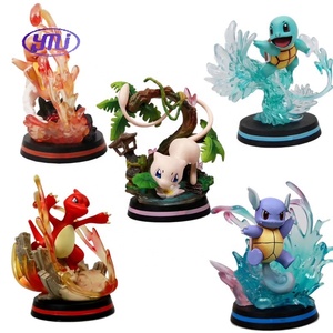 Figurines d'action Pokémon en PVC de haute qualité, mignonnes, de type <span class=keywords><strong>Manga</strong></span> Anime GK, avec Bulbasaur, Charizard et Squirtle. - Product Image 1