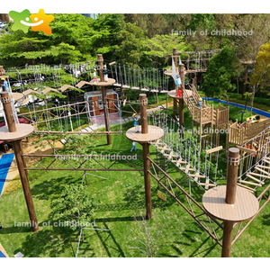 Thiết bị sân chơi ngoài trời và thiết bị khóa Học Leo Núi và phiêu lưu ngoài trời cho khu nghỉ dưỡng khách sạn - Product Image 3