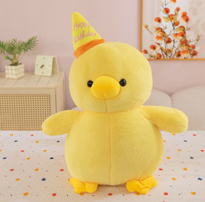 Série de Peluches Animaux Mignons de Dessin Animé, Coussin Doux et Moelleux à Câliner Ours Canard Crocodile Chien Jouet Cadeau pour Enfants Adultes Décoration Maison - Product Image 4