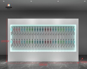 Kiosk nước hoa sang trọng với điểm nhấn vàng | quầy trưng bày tùy chỉnh & thiết kế nội thất cao cấp + xây dựng dịch vụ trưng bày nước hoa - Product Image 5