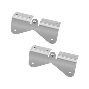 वर्षा गटर सिस्टम के लिए एल्यूमीनियम डाउनspआउट एक्सटेंशन फ्लिप-अप हिंज - Product Image 1