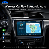 KSOY-06 Radio Mobil Android 9.21 Inci Layar Sentuh Universal Car Play Nirkabel Carplay GPS 6+128G Autoradio Navigasi Kamera AHD