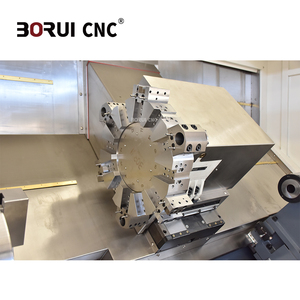 <span class=keywords><strong>Tour</strong></span> CNC à banc incliné horizontal haute rigidité BR650 avec commande GSK et base en fonte amortie pour le tournage d'électrodes en graphite et de céramique - Product Image 5