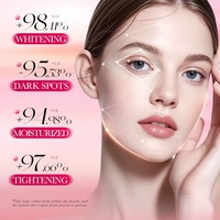 Coffret Soin Visage au Collagène PDRN Peptide Rose ADN de Sodium 6 pièces Éclaircissant Hydratant Renforce la Barrière Cutanée Coffret Cadeau