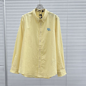 Camisa de Lino Bordada RL para Hombre, Manga Larga, Primavera/Verano - Camisa Informal de Negocios para Hombre, Corte Holgado # RL-2509 - Product Image 3