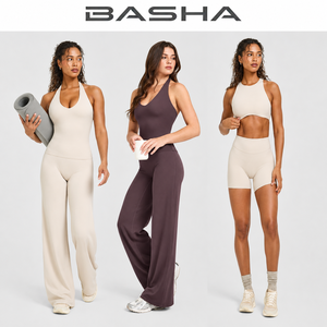 BASHAsports Halter Yoga <strong>tank</strong> <strong>Top</strong> and Backless Running Sports Vest for <strong>Woman</strong> Shaping Outerwear for Pilates and Fitness Workouts - Product Image 1