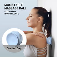 Ventouse de massage pour la relaxation musculaire du psoas, de la colonne thoracique, du haut du dos, du cou et des épaisseurs pectorales, avec balle de fitness