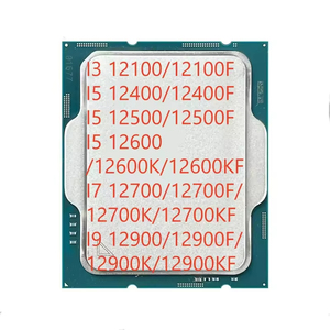 โปรเซสเซอร์เดสก์ท็อป Intel Core i5 รุ่นที่ 12 12400 12400F 12500 12600KF i7 12700 i9 12900KF สำหรับเล่นเกม รองรับซ็อกเก็ต LGA1700 - Product Image 1