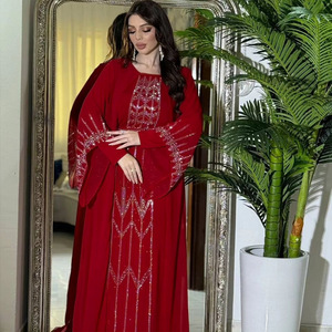 Abayas <span class=keywords><strong>de</strong></span> Lujo para Mujeres Musulmanas, Caftán con Pedrería, Abaya Kuwait, Abaya <span class=keywords><strong>de</strong></span> Chifón con Cinturón, Vestido <span class=keywords><strong>de</strong></span> Fiesta y Boda Afgano para Mujeres <span class=keywords><strong>de</strong></span> <span class=keywords><strong>Marruecos</strong></span> - Product Image 2