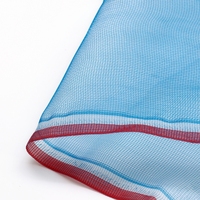 Malla Mosquitera de 16 Hilos con Ventana de Plástico Azul, Amarillo y Verde para Protección Contra Mosquitos