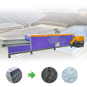 1 Ton Per Hour Solar Panel Recovery Plant For Large Scale PV Waste Recycling Project
