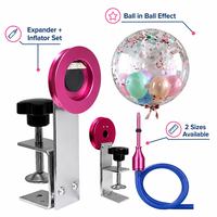 Outil de gonflage de ballons avec dispositif de nouage, pour la production de ballons à ballons, accessoire de décoration de mariage, outil de remplissage