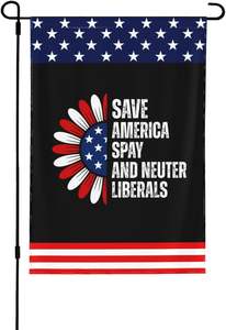 Drapeau de jardin 12x18 pour décoration extérieure, idéal pour la cour et les petites décorations extérieures - Product Image 3