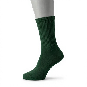 FONILBEST SPORTS WEARS Chaussettes de sport montantes pour hommes, rayées violettes, respirantes, tricotées, écologiques, antidérapantes, séchage rapide, mélange de spandex - Product Image 1