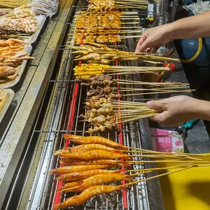 4 brülör gazlı MANGAL ızgara dumansız restoran şiş kebap barbekü HOUSHAN-F3