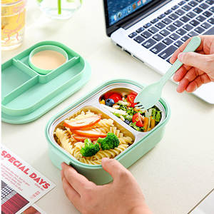 Boîte à <span class=keywords><strong>lunch</strong></span> japonaise personnalisée en gros pour fabricants, grande capacité, portable, compatible micro-ondes, anti-fuite, sans BPA, type bento - Product Image 5