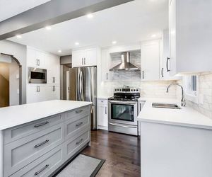 Armoires de cuisine modulaires en bois Santopova American Classic RTA, ensemble complet pour la maison moderne, salle à manger, centre commercial, améliorations de villa - Product Image 1