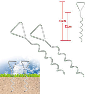 Kit de fixation pour auvent de camping-car et tente, avec piquets en spirale en alliage de 3 cm pour le Mont Kailash, avec sangle pour tentes et auvents - Product Image 2