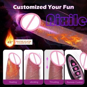 Vibrador de Dildo Grande y Grueso, Vibrador Realista con Forma de Pene para Estimulación del Punto G, Juguetes Sexuales Anales para <span class=keywords><strong>Mujeres</strong></span> - Product Image 2