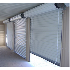 Thiết kế hiện đại điện thương mại thép không gỉ chống trộm phía trước cửa cuộn lên biệt thự có thể gập lại bề mặt hoàn thiện 4 năm - Product Image 3