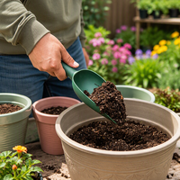 Pelle de jardin en plastique de qualité supérieure pour ameublir la terre, outil de jardinage extérieur durable pour la plantation de fleurs, légumes et plantes succulentes